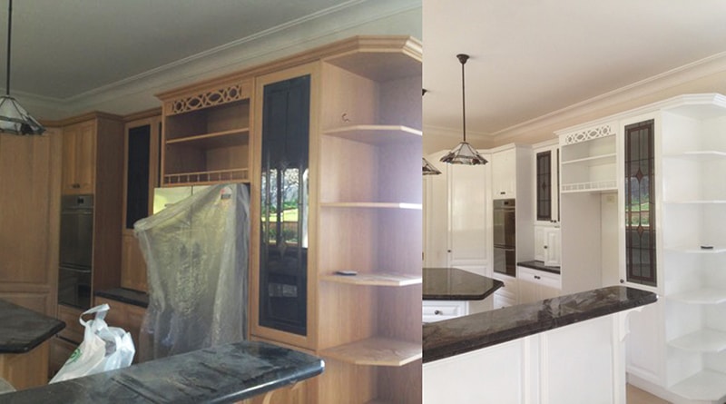 Kitchen Cabinetry Repaint – Essendon